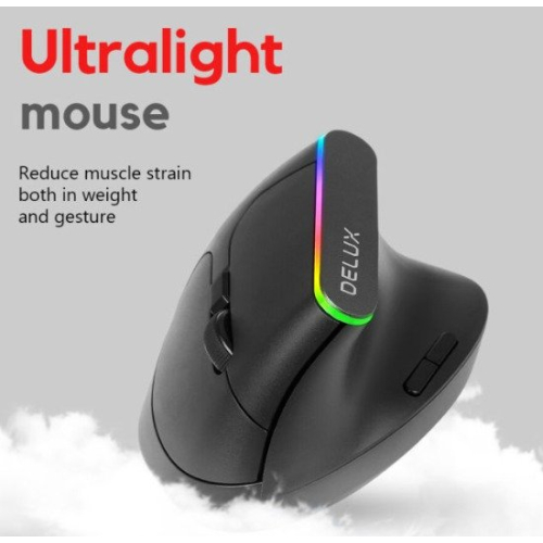 Chuột gaming Delux M618C 1600 DPI không dây tiện lợi