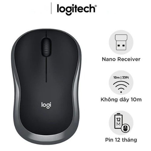 Chuột không dây Logitech B175 Chính Hãng
