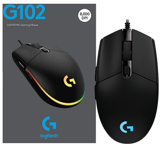 Chuột Gaming Logitech G102 Lightsync RGB - Đen